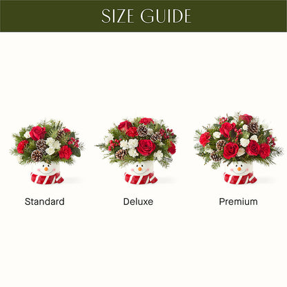 Jolly Snowman Bouquet –  The Whiting Flower Shop, Whiting IN