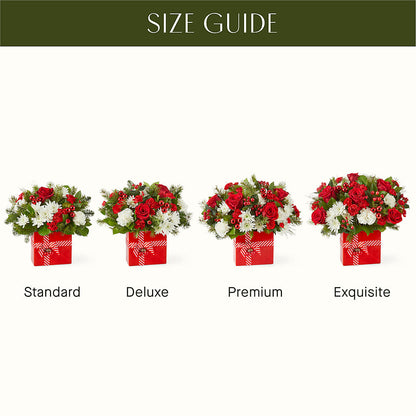 Presents Under the Tree Bouquet –  The Whiting Flower Shop, Whiting IN