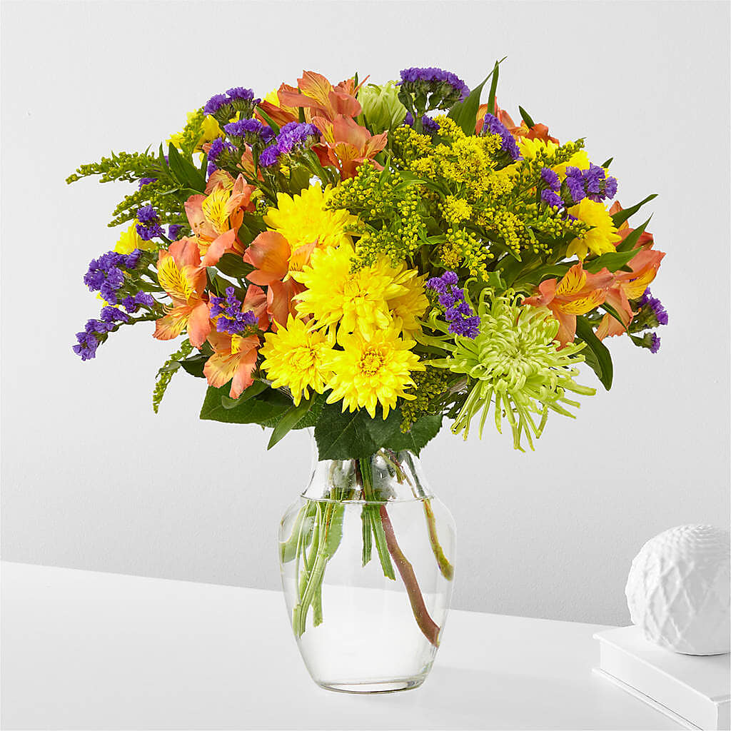 Marmalade Skies Bouquet –  The Whiting Flower Shop, Whiting IN