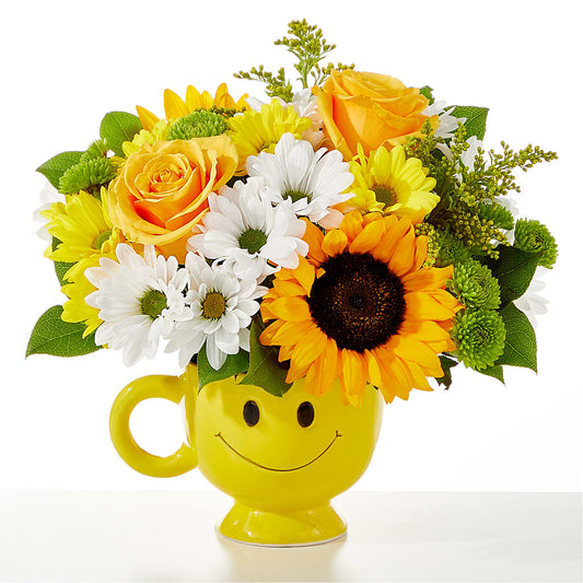 Be Happy Bouquet – THE WHITING FLOWER SHOP, Whiting IN
