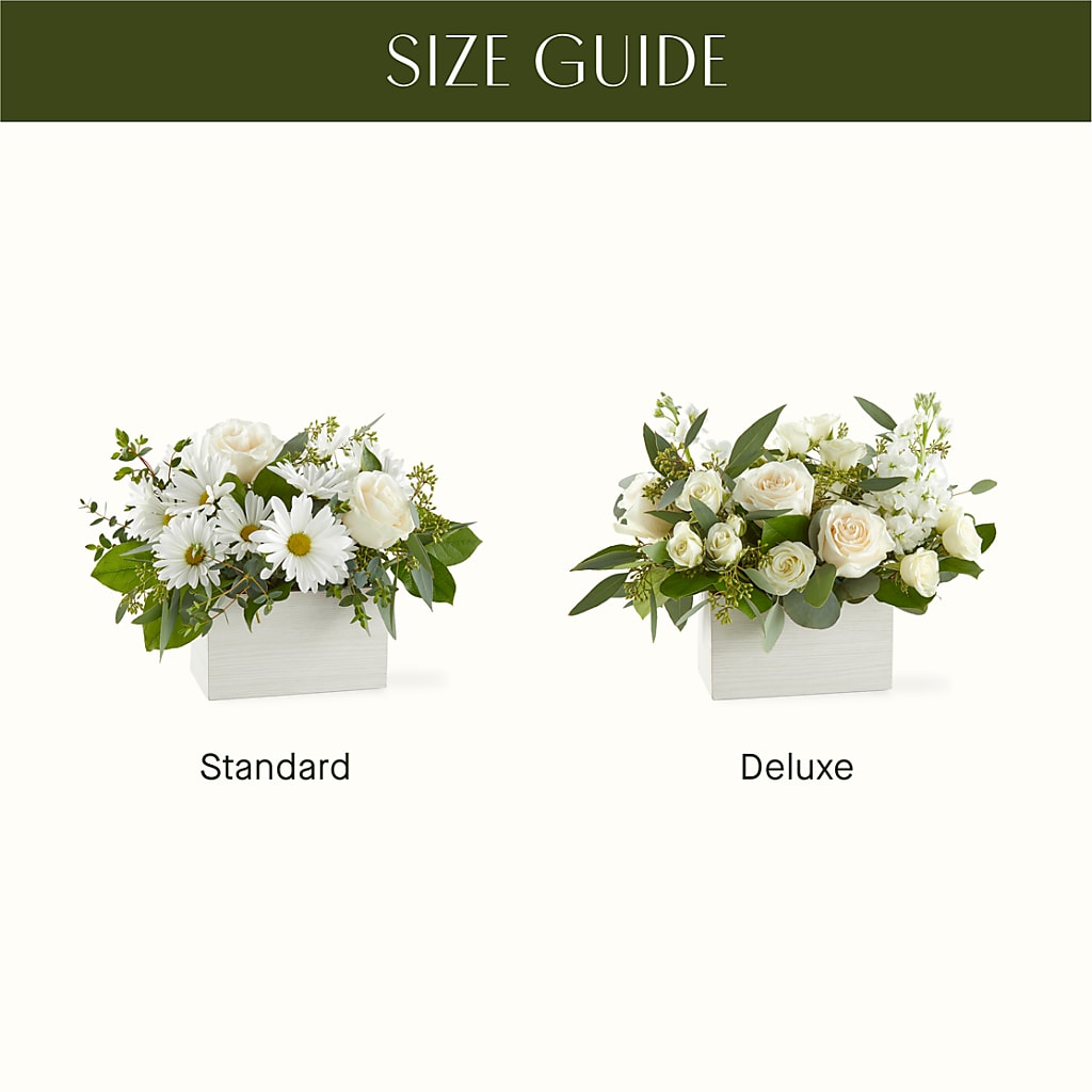 Fresh Linen Box Bouquet –  The Whiting Flower Shop, Whiting IN