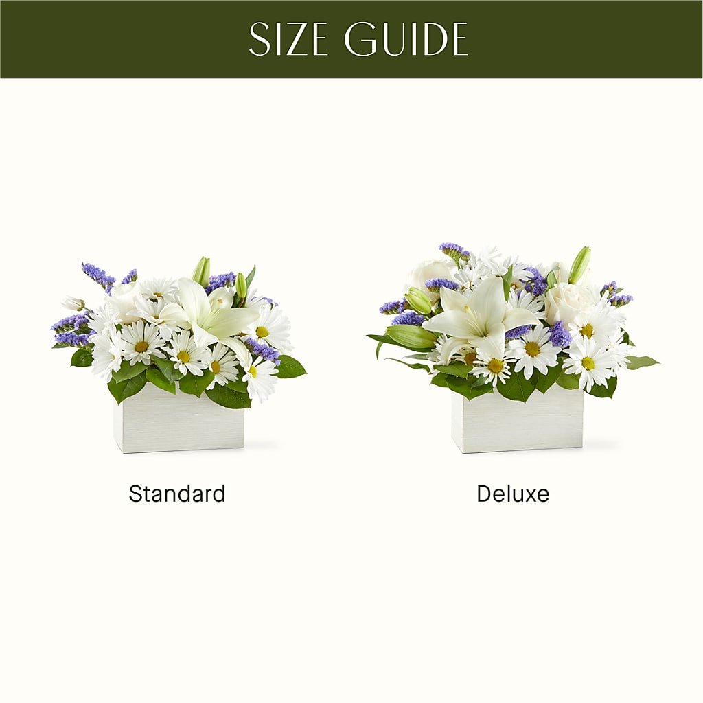 Beyond Blue Box Bouquet –  The Whiting Flower Shop, Whiting IN
