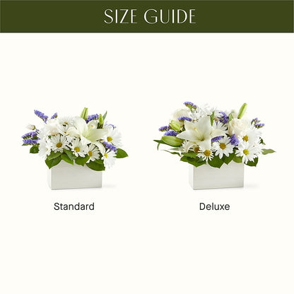 Beyond Blue Box Bouquet –  The Whiting Flower Shop, Whiting IN