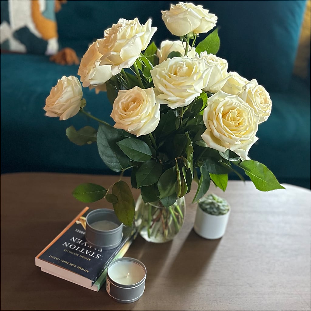 Long Stem Yellow Rose Bouquet –  The Whiting Flower Shop, Whiting IN