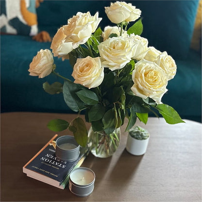 Long Stem Yellow Rose Bouquet –  The Whiting Flower Shop, Whiting IN