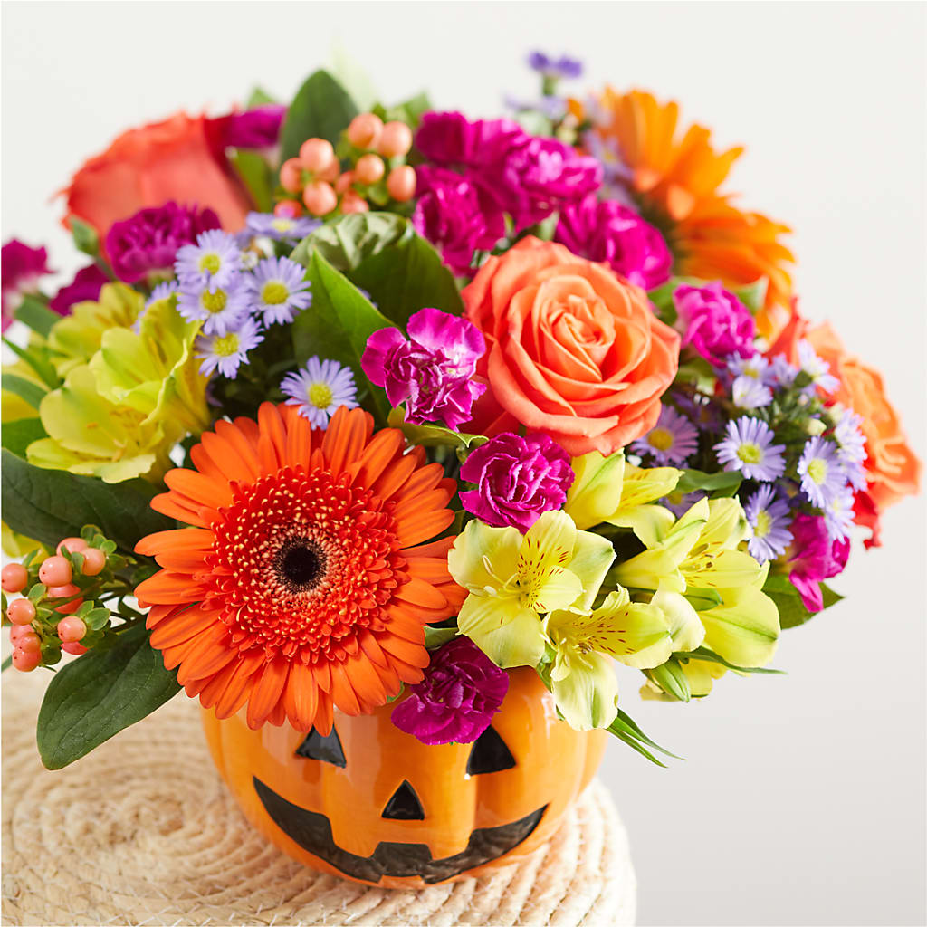 Tricks & Treats Pumpkin –  The Whiting Flower Shop, Whiting IN