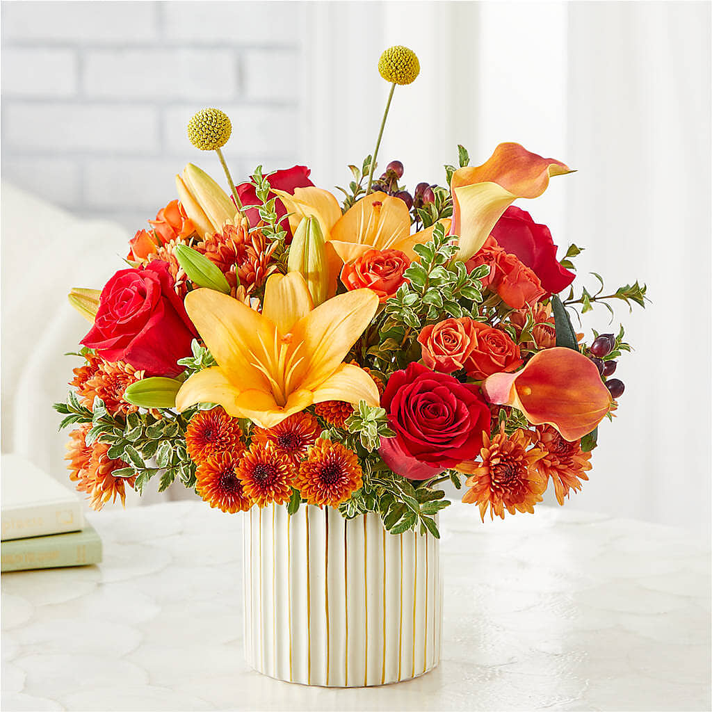 Scarlet Skies Bouquet –  The Whiting Flower Shop, Whiting IN