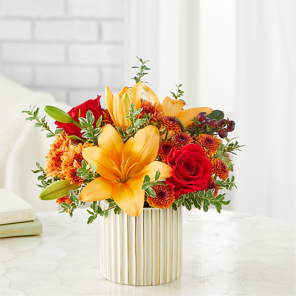 Scarlet Skies Bouquet –  The Whiting Flower Shop, Whiting IN