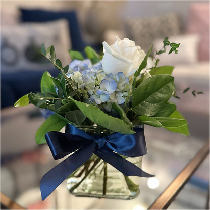 Sky Blue Delight Bouquet –  The Whiting Flower Shop, Whiting IN