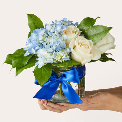 Sky Blue Delight Bouquet –  The Whiting Flower Shop, Whiting IN