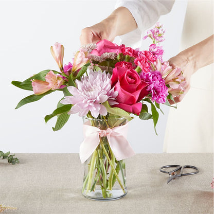 Pink Ribbon - A Florist Original –  The Whiting Flower Shop, Whiting IN