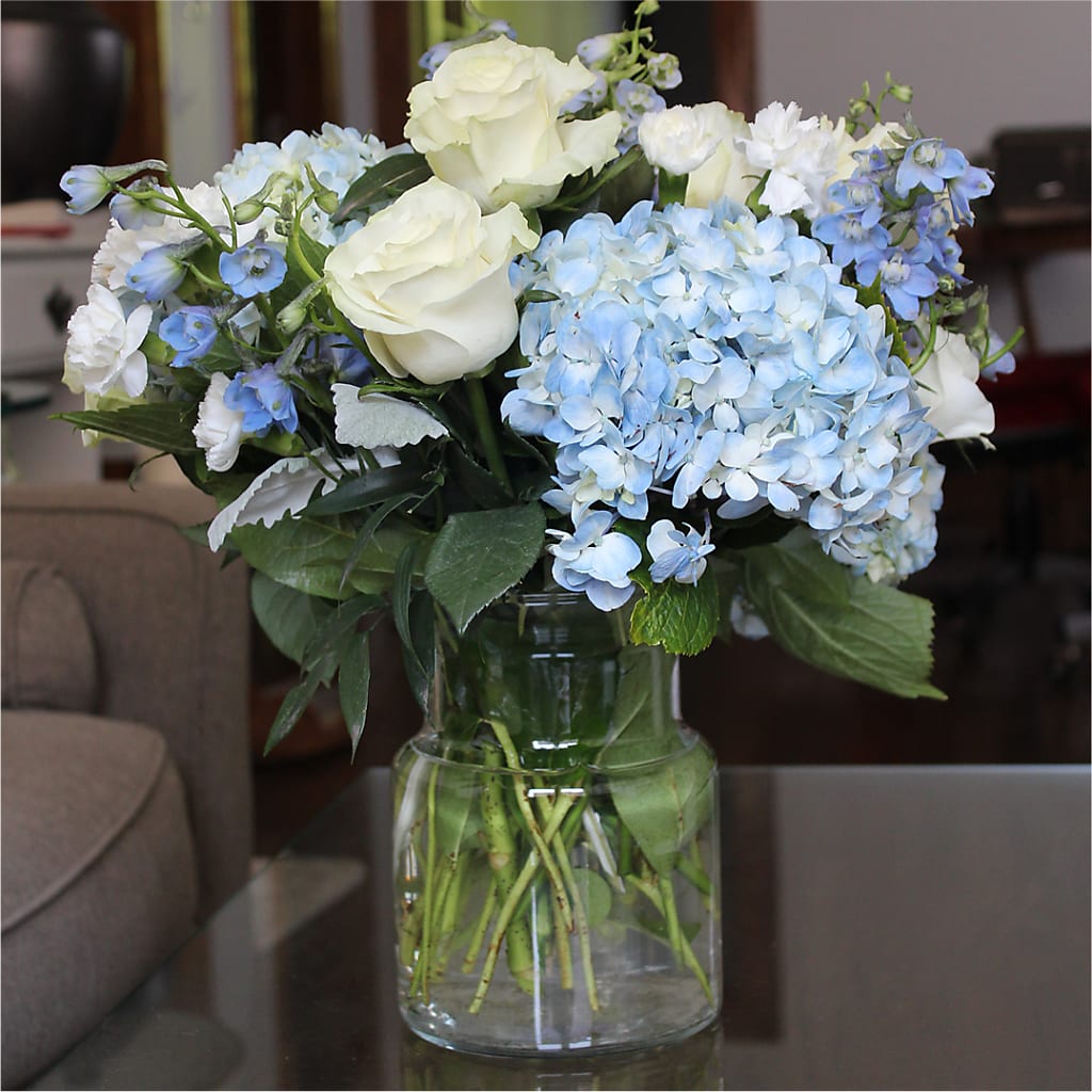 Clear Skies Bouquet –  The Whiting Flower Shop, Whiting IN