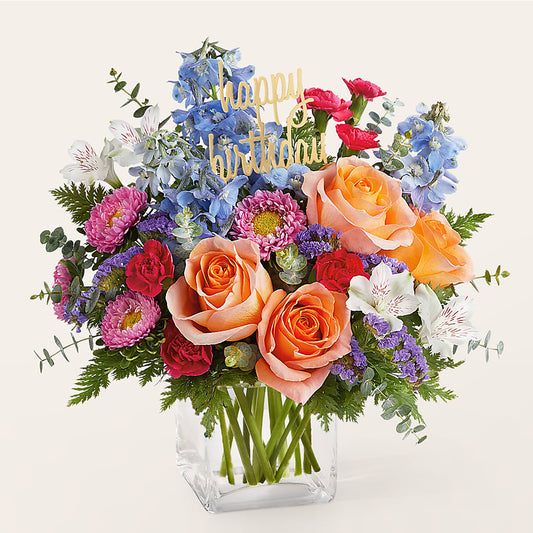 Birthday Bash Bouquet –  The Whiting Flower Shop, Whiting IN