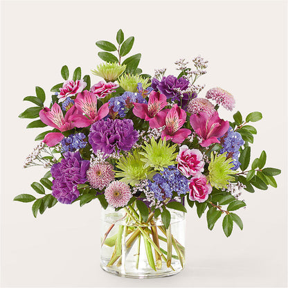 Glass Half Full Bouquet –  The Whiting Flower Shop, Whiting IN