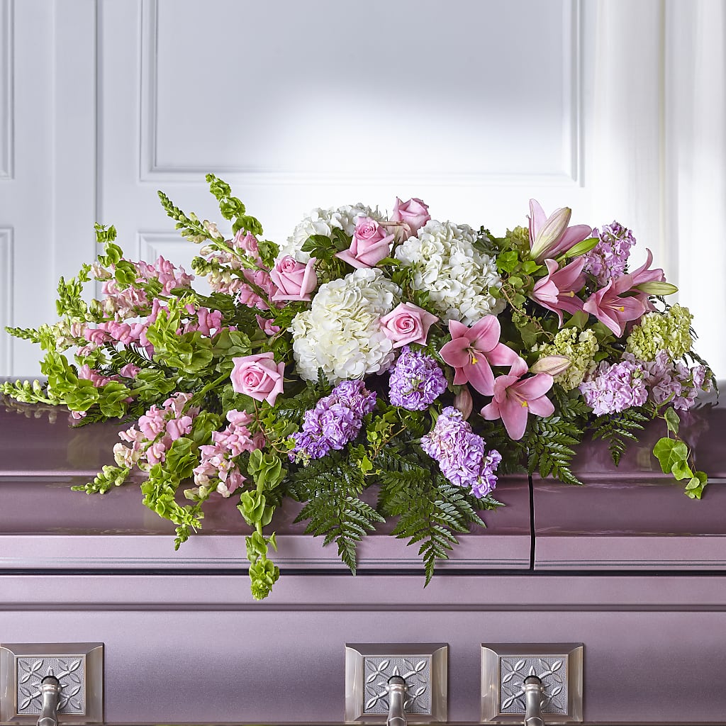 Life's Gratitude Casket Spray –  The Whiting Flower Shop, Whiting IN
