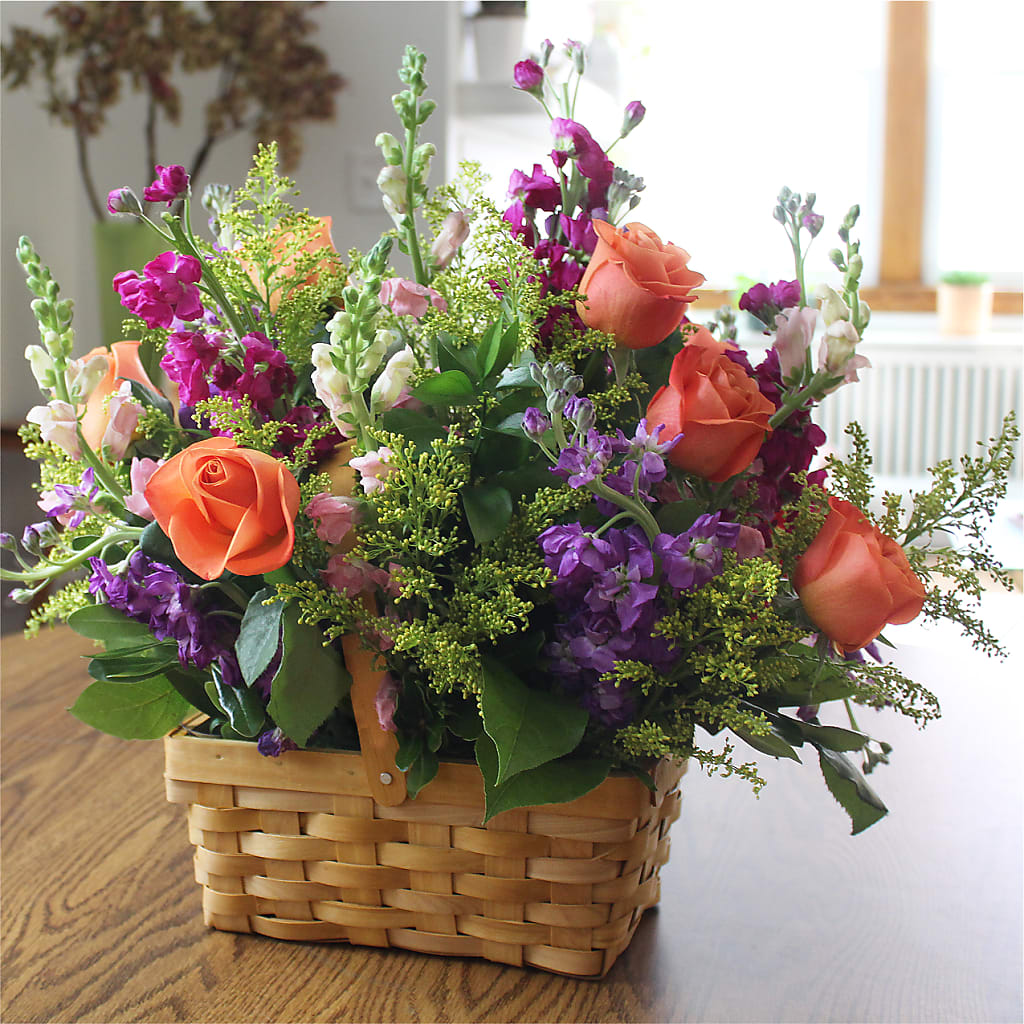 Garden of Life Basket –  The Whiting Flower Shop, Whiting IN