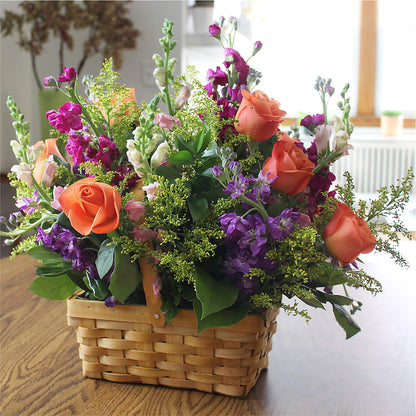 Garden of Life Basket –  The Whiting Flower Shop, Whiting IN