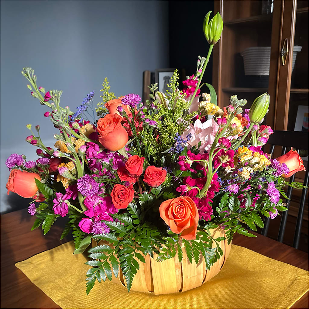 Garden of Life Basket –  The Whiting Flower Shop, Whiting IN