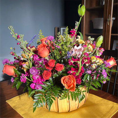 Garden of Life Basket –  The Whiting Flower Shop, Whiting IN