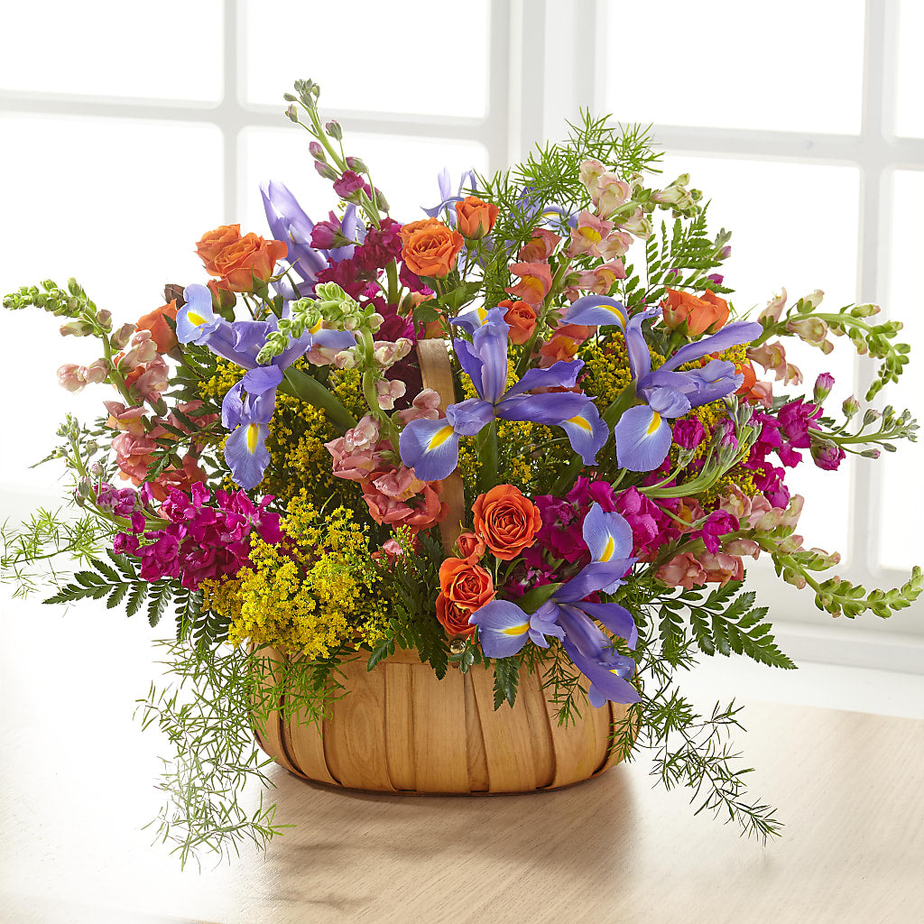 Garden of Life Basket –  The Whiting Flower Shop, Whiting IN