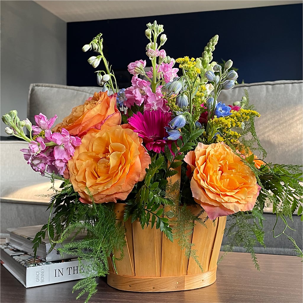 Garden of Life Basket –  The Whiting Flower Shop, Whiting IN