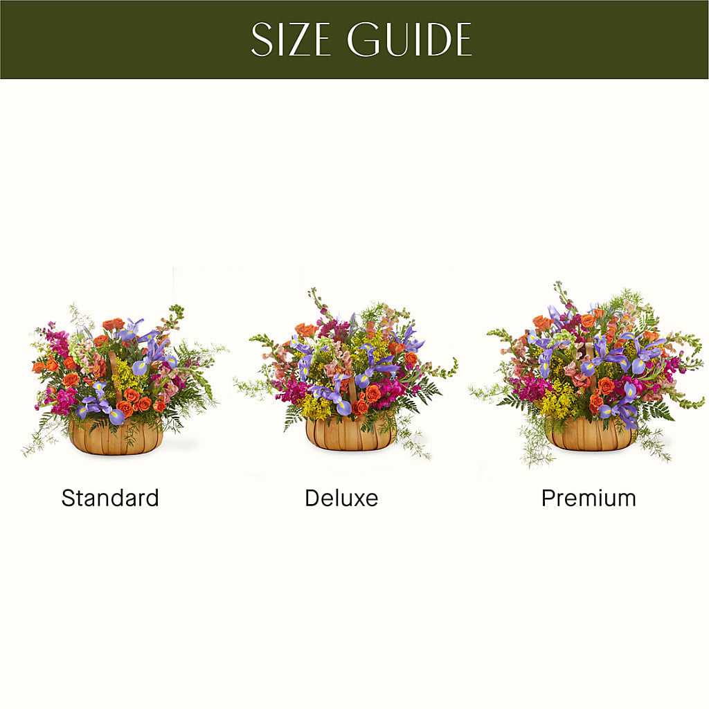 Garden of Life Basket –  The Whiting Flower Shop, Whiting IN