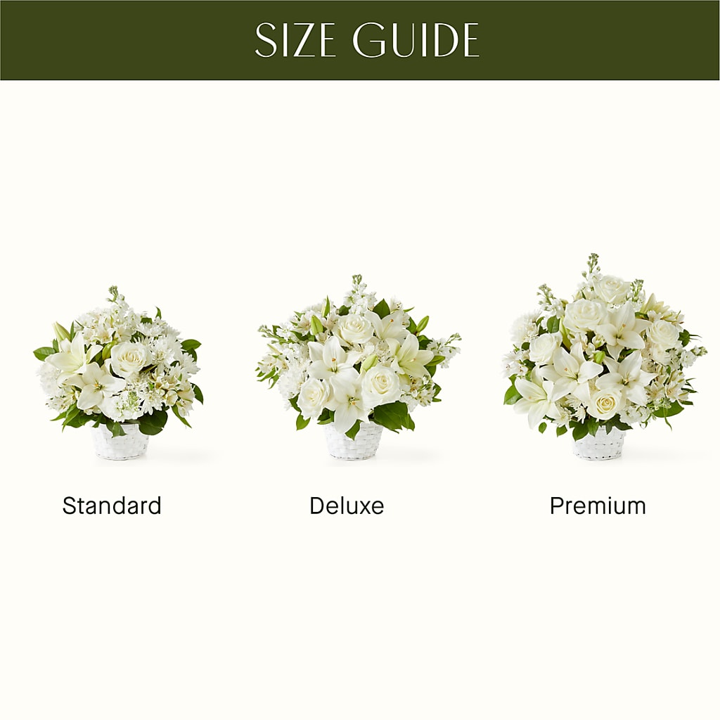 Peaceful Reflections Arrangement –  The Whiting Flower Shop, Whiting IN