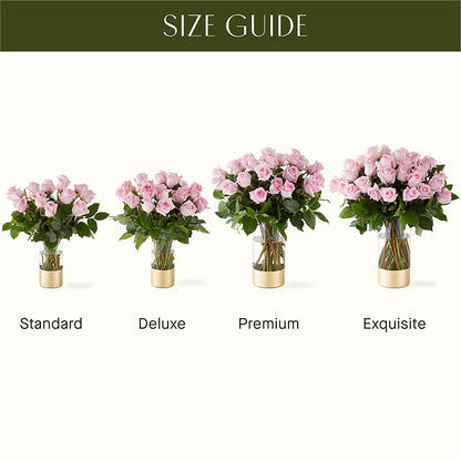 Picture Perfect Pink Rose Bouquet –  The Whiting Flower Shop, Whiting IN