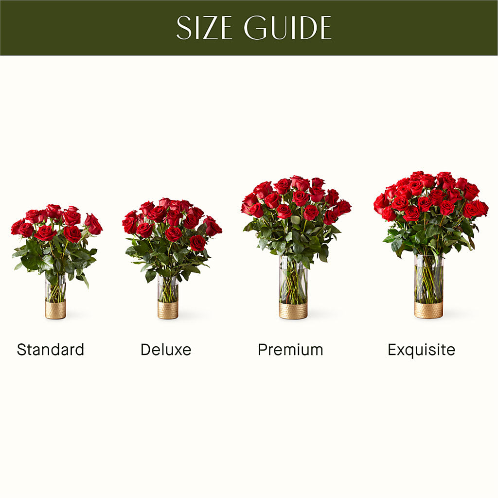 Classic Love Red Rose Bouquet –  The Whiting Flower Shop, Whiting IN