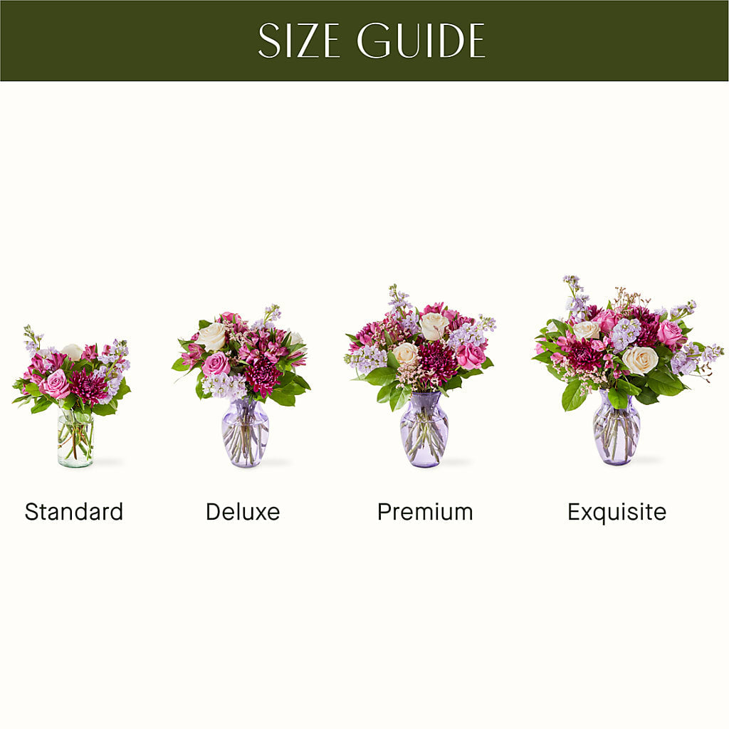Amethyst Dreams Bouquet –  The Whiting Flower Shop, Whiting IN
