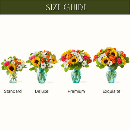 Sun-drenched Blooms Bouquet –  The Whiting Flower Shop, Whiting IN