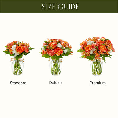 Apricot Glow Bouquet –  The Whiting Flower Shop, Whiting IN
