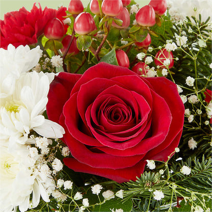 Chance of Flurries Bouquet –  The Whiting Flower Shop, Whiting IN