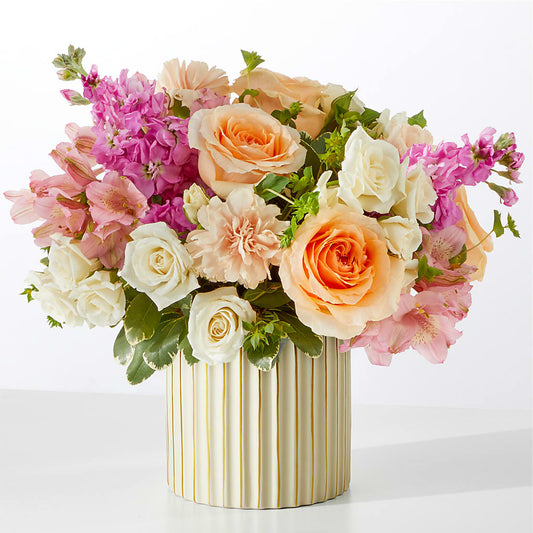 Paradise Bouquet with Ivory Vase –  The Whiting Flower Shop, Whiting IN