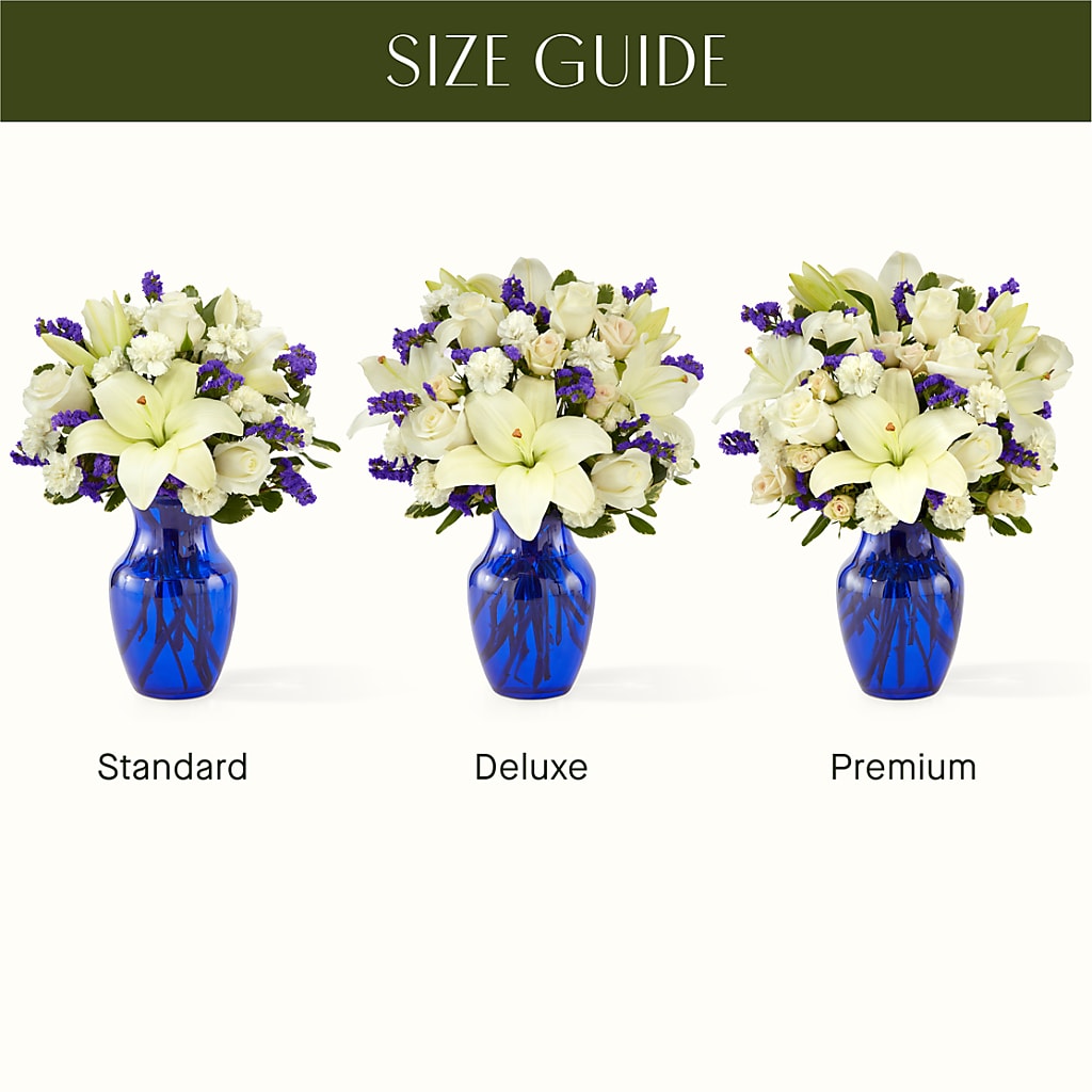 Sapphire Rush Bouquet –  The Whiting Flower Shop, Whiting IN