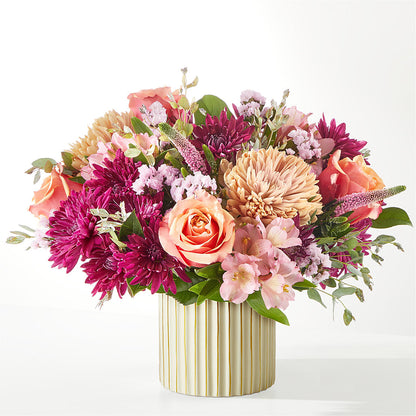Berry Cobbler Bouquet with Ivory Vase –  The Whiting Flower Shop, Whiting IN