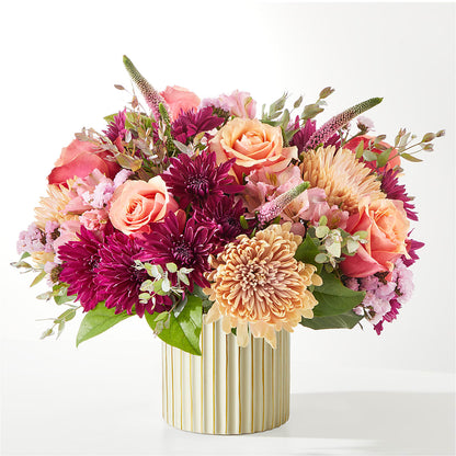 Berry Cobbler Bouquet with Ivory Vase –  The Whiting Flower Shop, Whiting IN