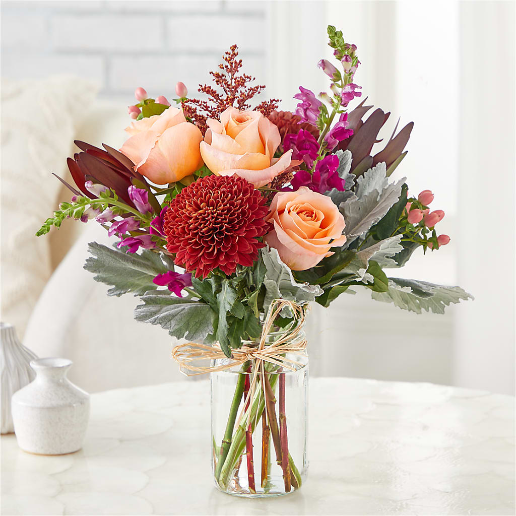 Moody Hues Bouquet –  The Whiting Flower Shop, Whiting IN