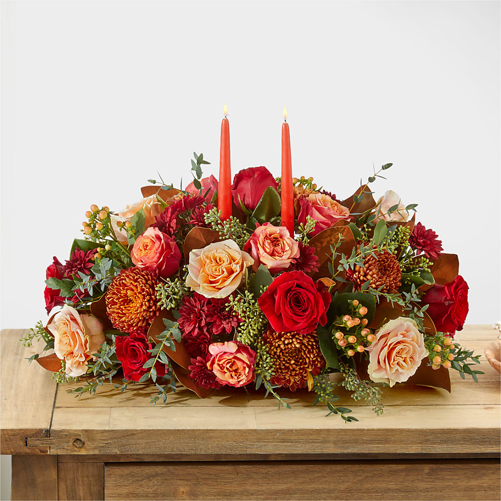 Gather Near Centerpiece –  The Whiting Flower Shop, Whiting IN