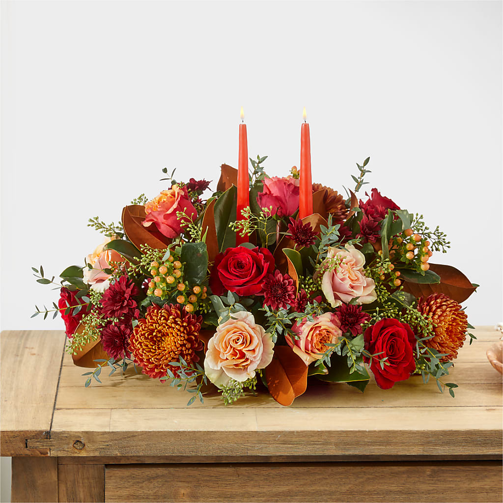 Gather Near Centerpiece –  The Whiting Flower Shop, Whiting IN