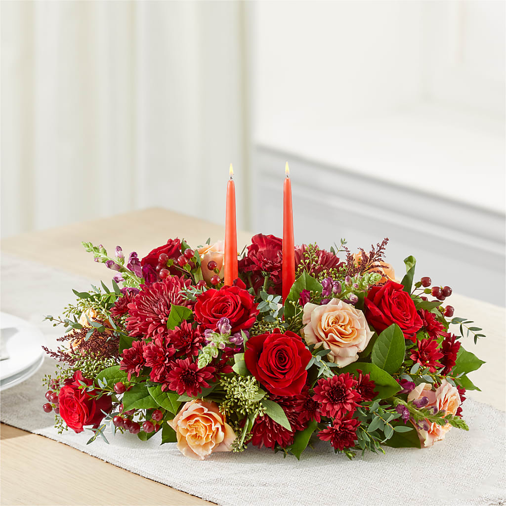 Most Thankful Centerpiece –  The Whiting Flower Shop, Whiting IN