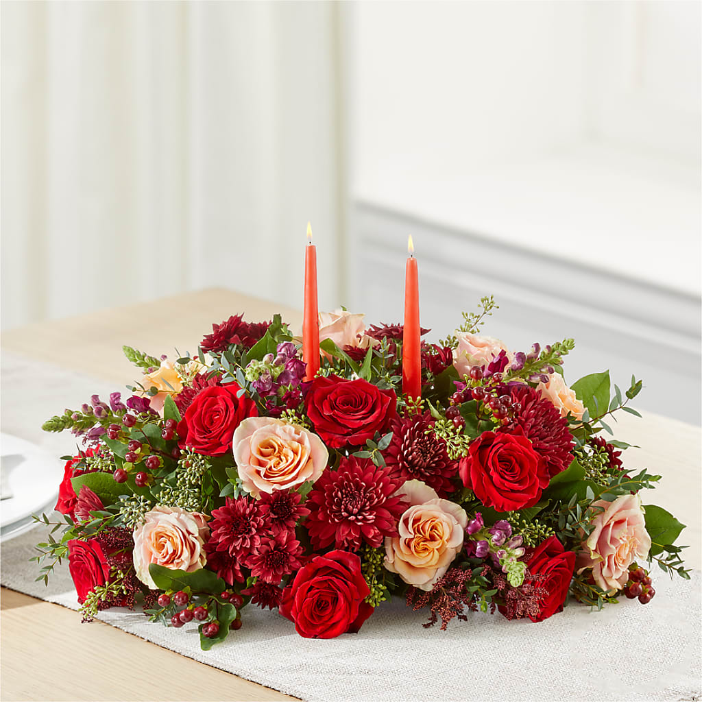 Most Thankful Centerpiece –  The Whiting Flower Shop, Whiting IN