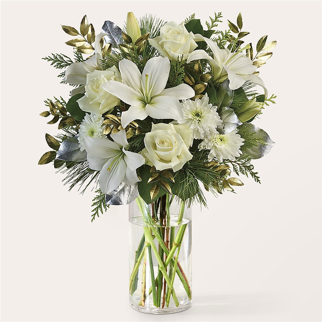 Wintry Mix Bouquet –  The Whiting Flower Shop, Whiting IN