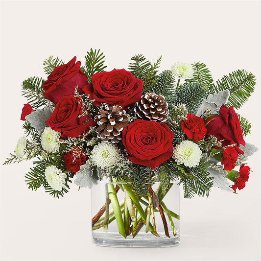 Yule Cheer Bouquet –  The Whiting Flower Shop, Whiting IN