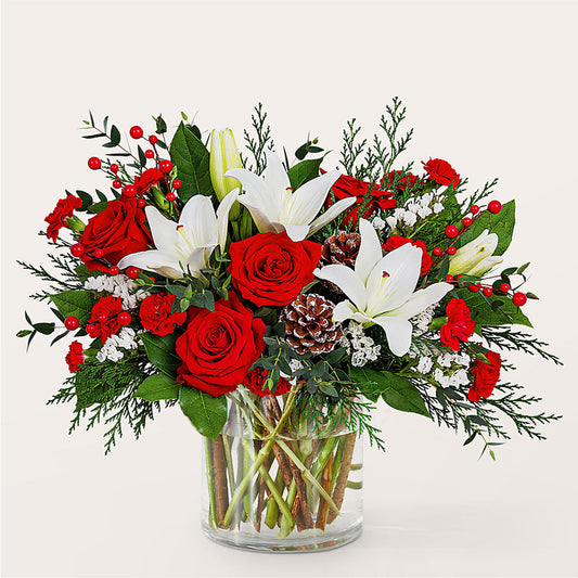 Best in Snow Bouquet –  The Whiting Flower Shop, Whiting IN