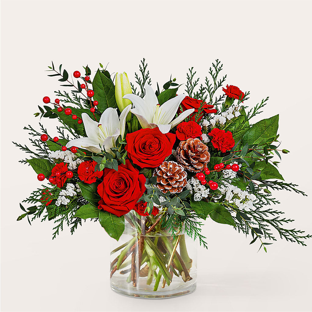 Best in Snow Bouquet –  The Whiting Flower Shop, Whiting IN