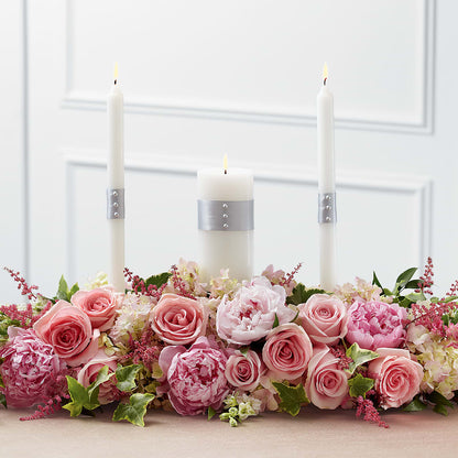 Worldwide Romance Unity Candle Arrangement –  The Whiting Flower Shop, Whiting IN