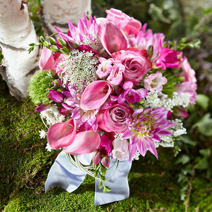 Pink Profusion Bouquet –  The Whiting Flower Shop, Whiting IN