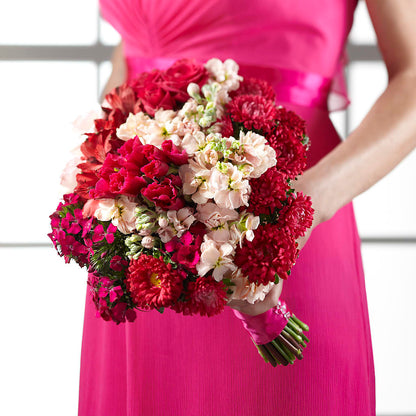 Pink Effervescence Bouquet –  The Whiting Flower Shop, Whiting IN