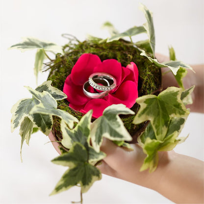 Lila Rose Ring Nest –  The Whiting Flower Shop, Whiting IN